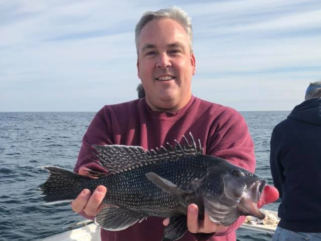 Cape May NJ  Charter Fishing | 12 Hour Marathon Jumbo Seabass